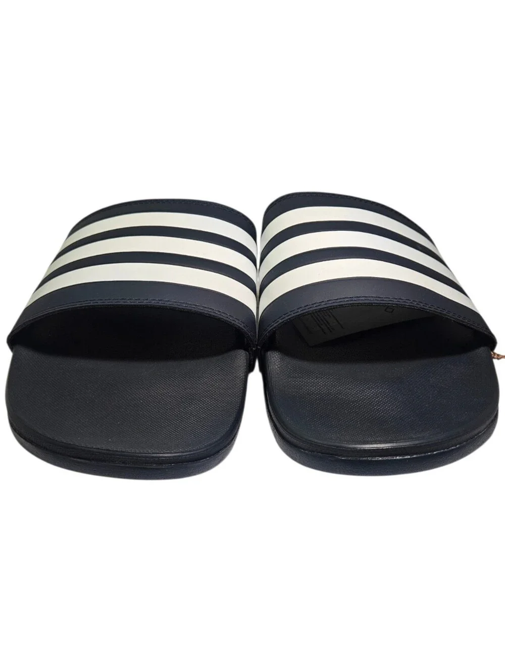 Adidas Adilette Comfort Slides Legend Ink Cloud White Men’s 12 NWT-No Box